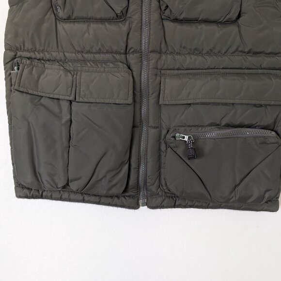 ASPEN SPORT Vest Women's L Green Full Zip Pockets Lining Outdoors Active‎ Work - Picture 2 of 12